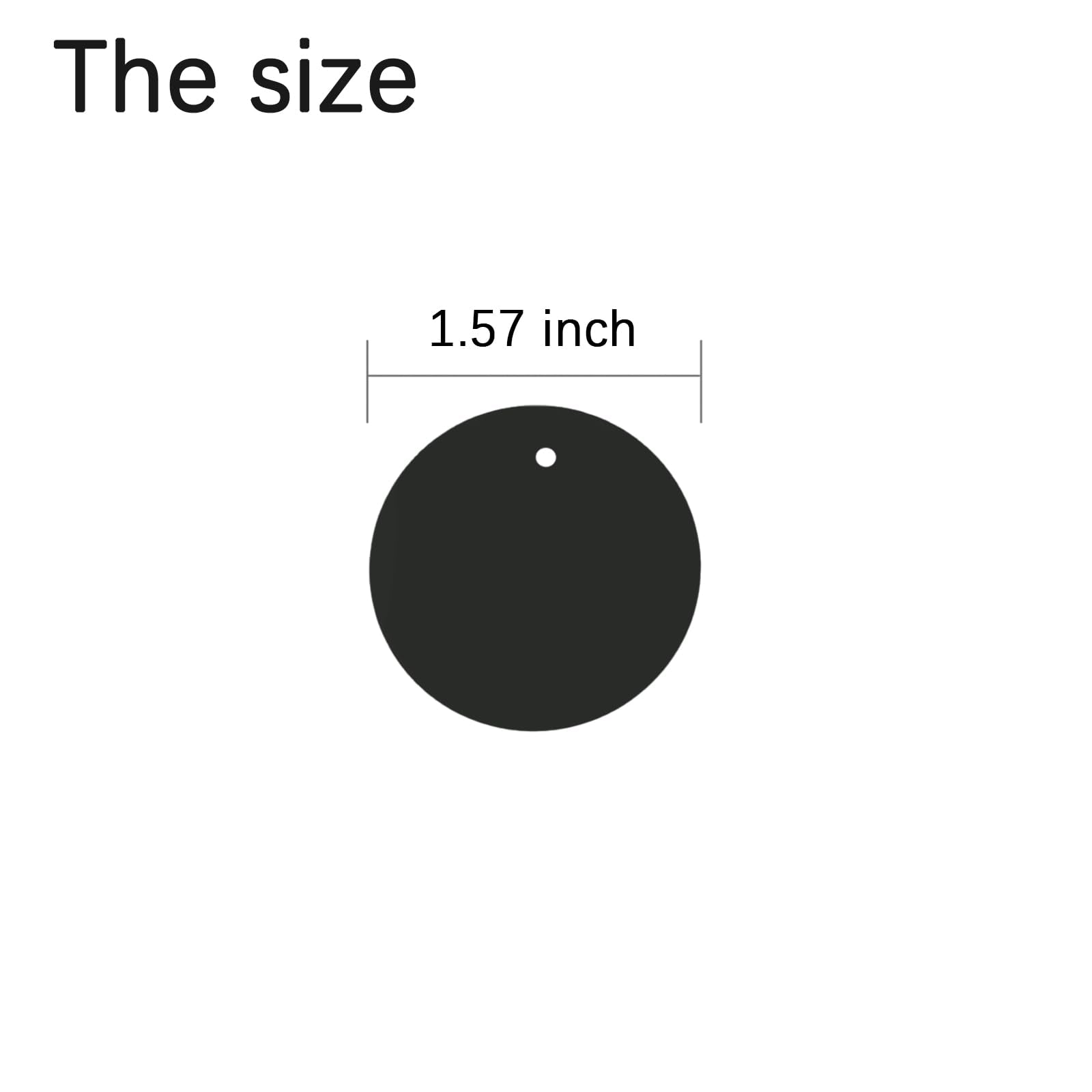 Mount Metal Plate(8Pack) For Magnetic Car Mount Phone Holder With Full Adhesive For Phone Magnet, 8 X Round (Black)